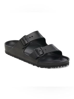 Birkenstock Black Two-Strap Women's Slide Sandal
